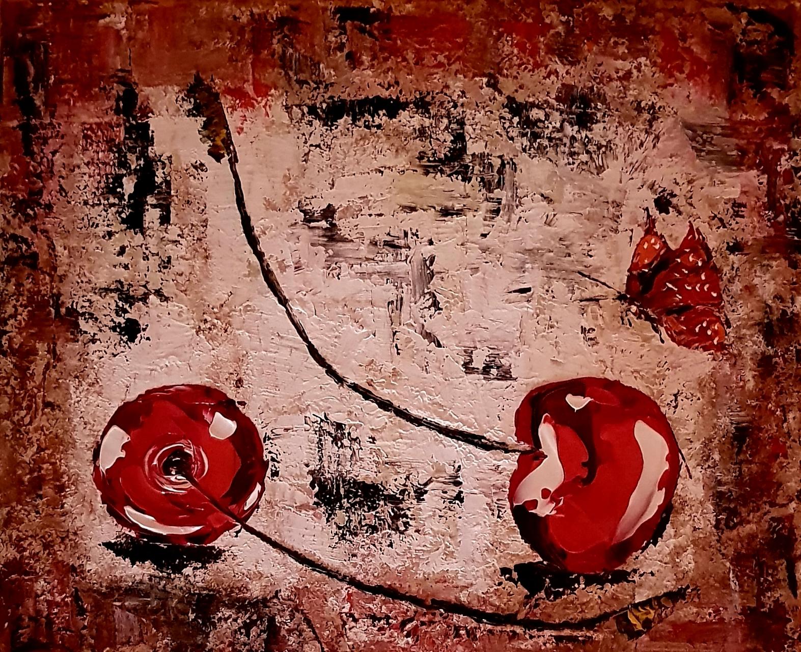 ArteDiAlina.com painting: Cupid is a butterfly
